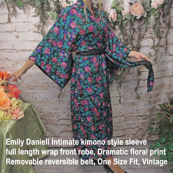 Floral Women's Robe - Picture 4 of 12